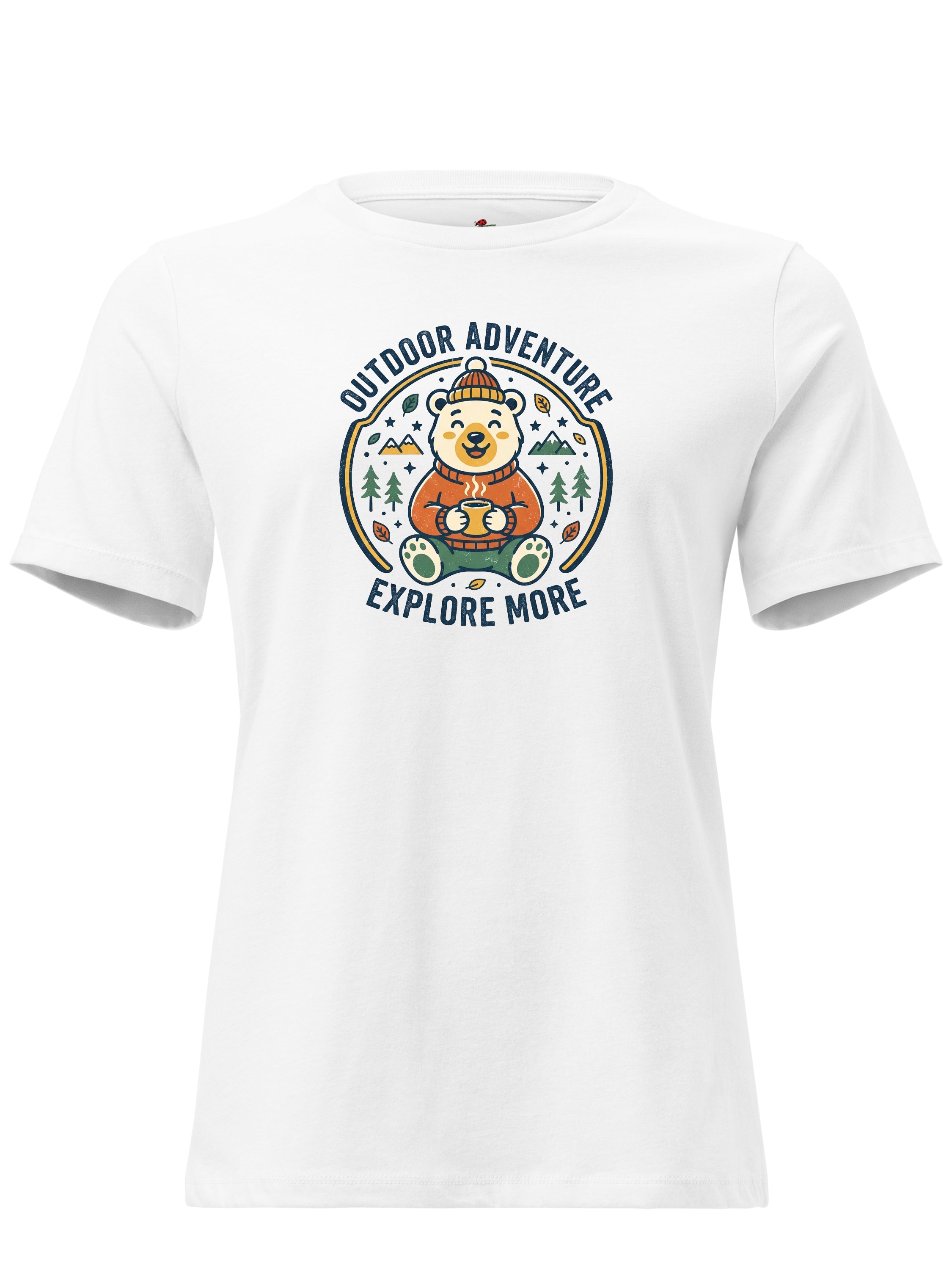 LuckeLadybug Outdoor Adventure Graphic Tee Clothing with Bear Design for Explorers