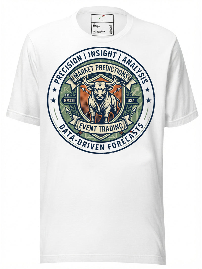 LuckeLadybug LLC Graphic Tee Clothing with Market Predictions Bull Design and Data-Driven Forecasts