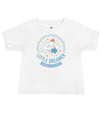 LuckeLadybug graphic tees t shirt featuring a cute cloud design with the phrase Little Dreamer