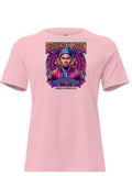 LuckeLadybug LLC Graphic Tees T Shirt in Pink with Resilience in Motion Design