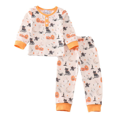 Halloween Boy Pajamas Set