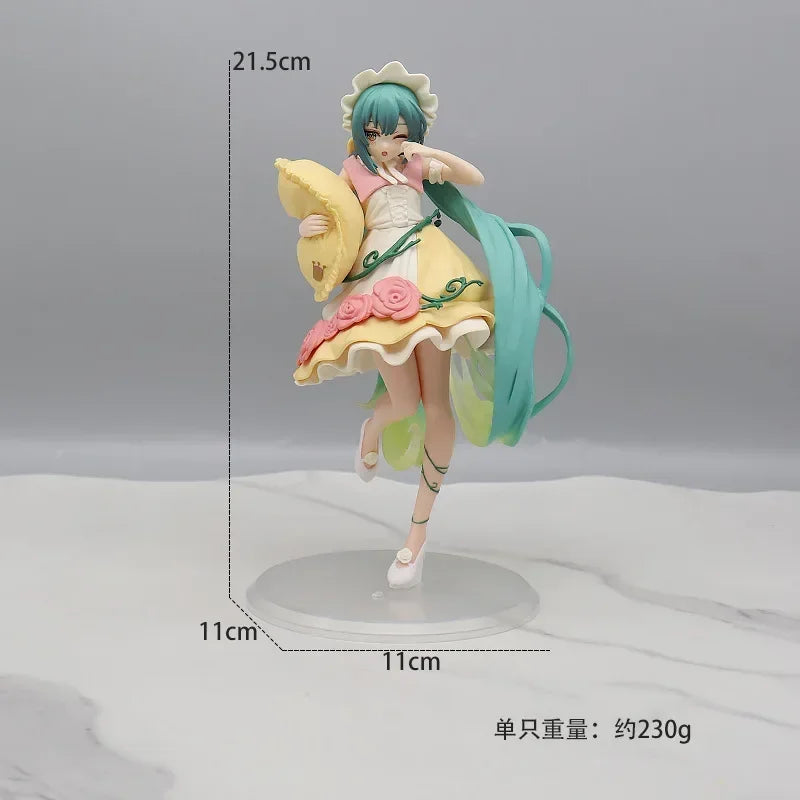 Hatsune and Miku figurine with vibrant colors and dynamic pose for collectors