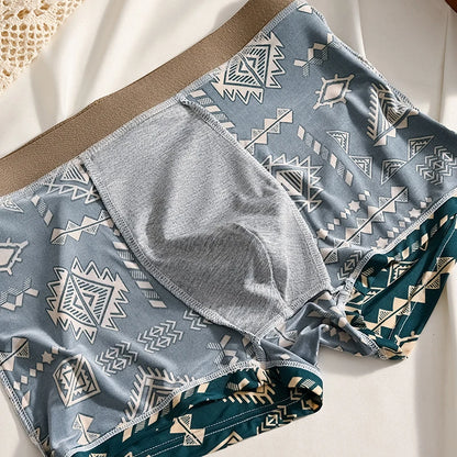 Mens Ice Silk Boxer Shorts Stylish Comfort