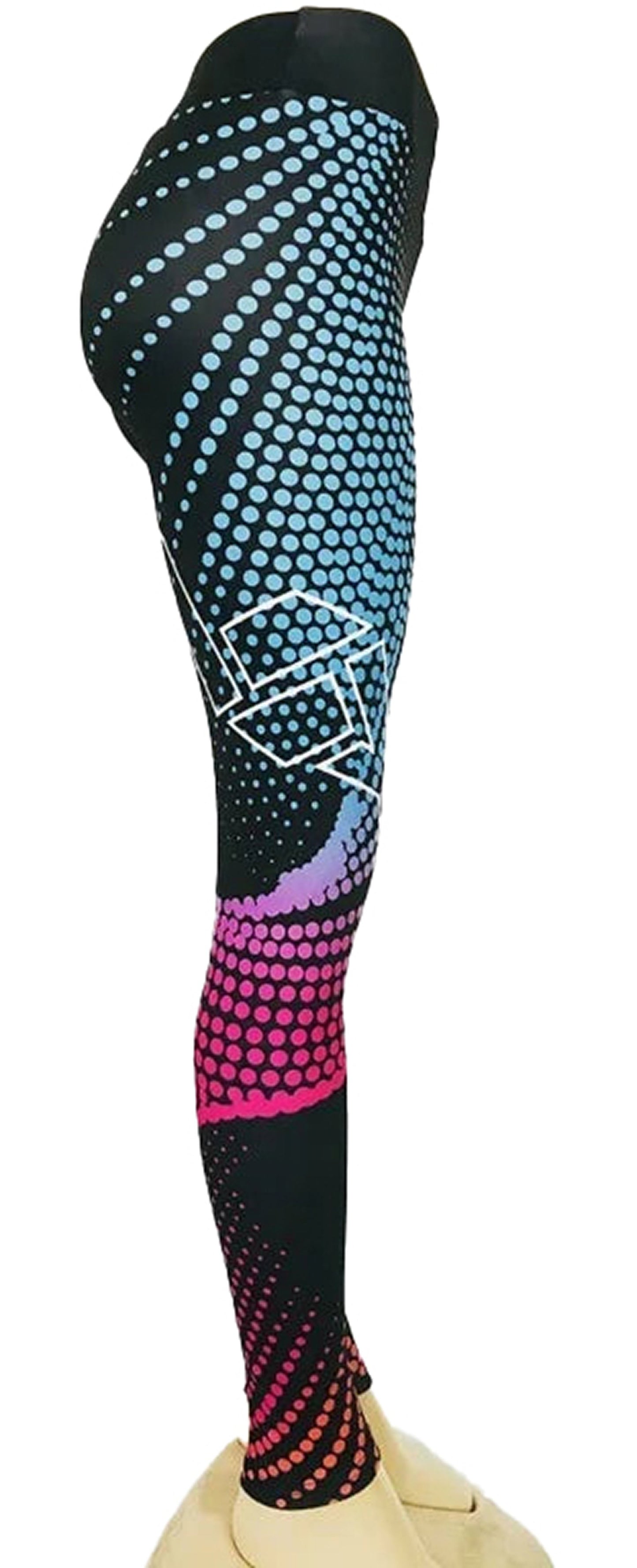 High Waist Printed Leggings For Women