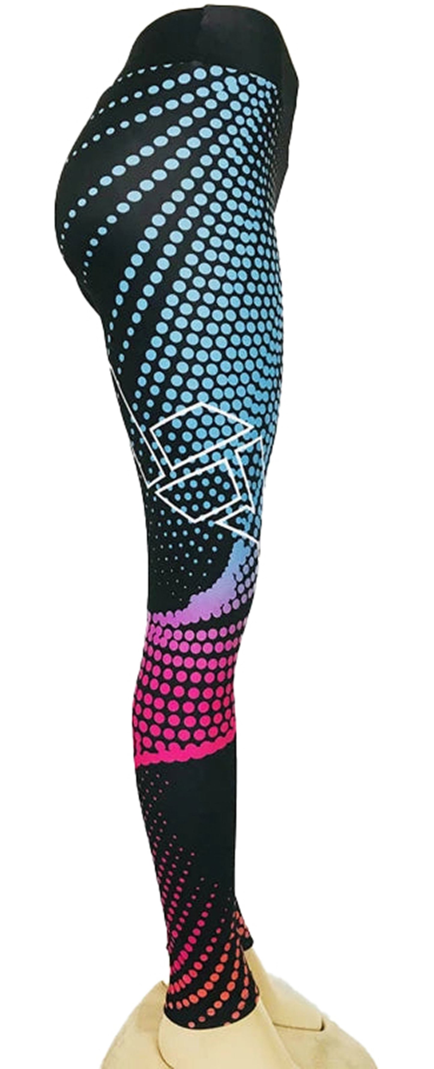 High Waist Printed Leggings For Women