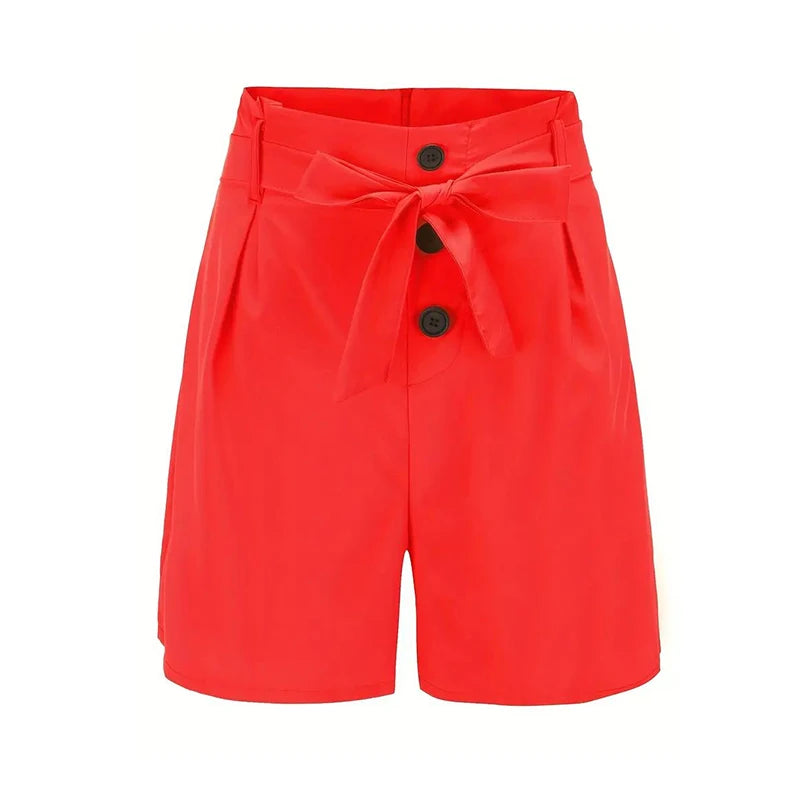 High-Waist Shorts for Trendy Summer Style