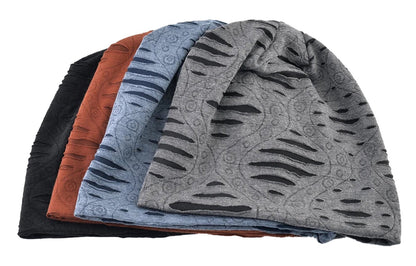 LuckeLadybug LLC Hip Hop Beanie Hat in Various Colors with Unique Textured Designs