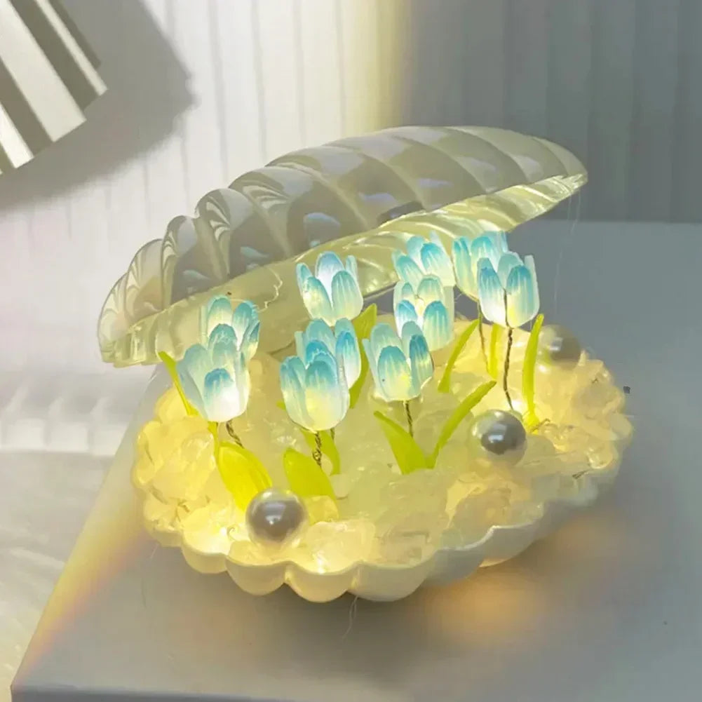 LED Flower Shell Lamp for Interior Home Decor Ideas