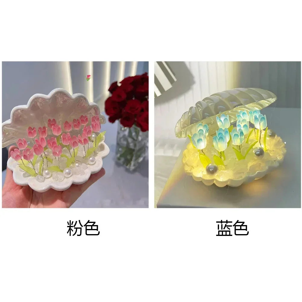 LED Flower Shell Lamp for Interior Home Decor Ideas