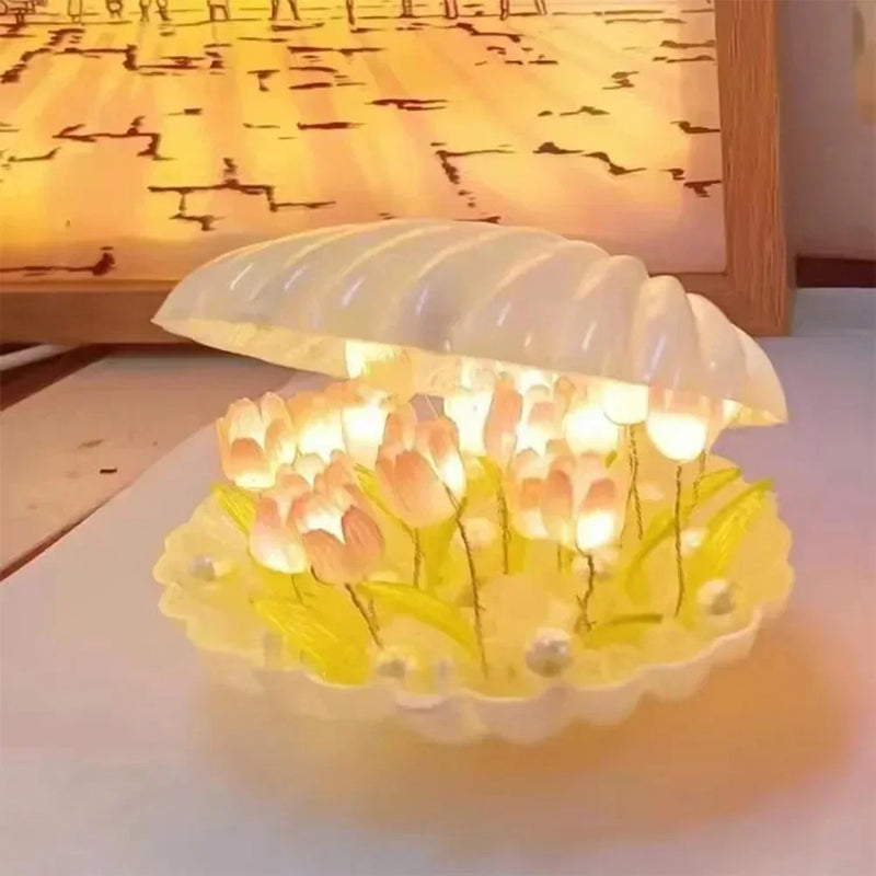 LED Flower Shell Lamp for Interior Home Decor Ideas
