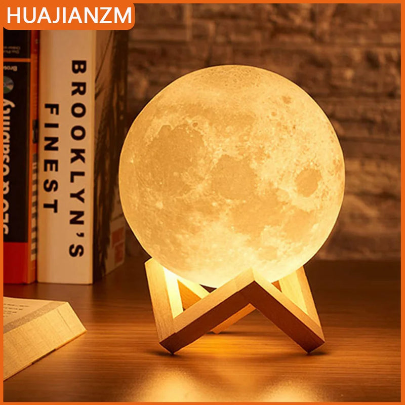 Lamp Moon - Modern Home Decor Accent
