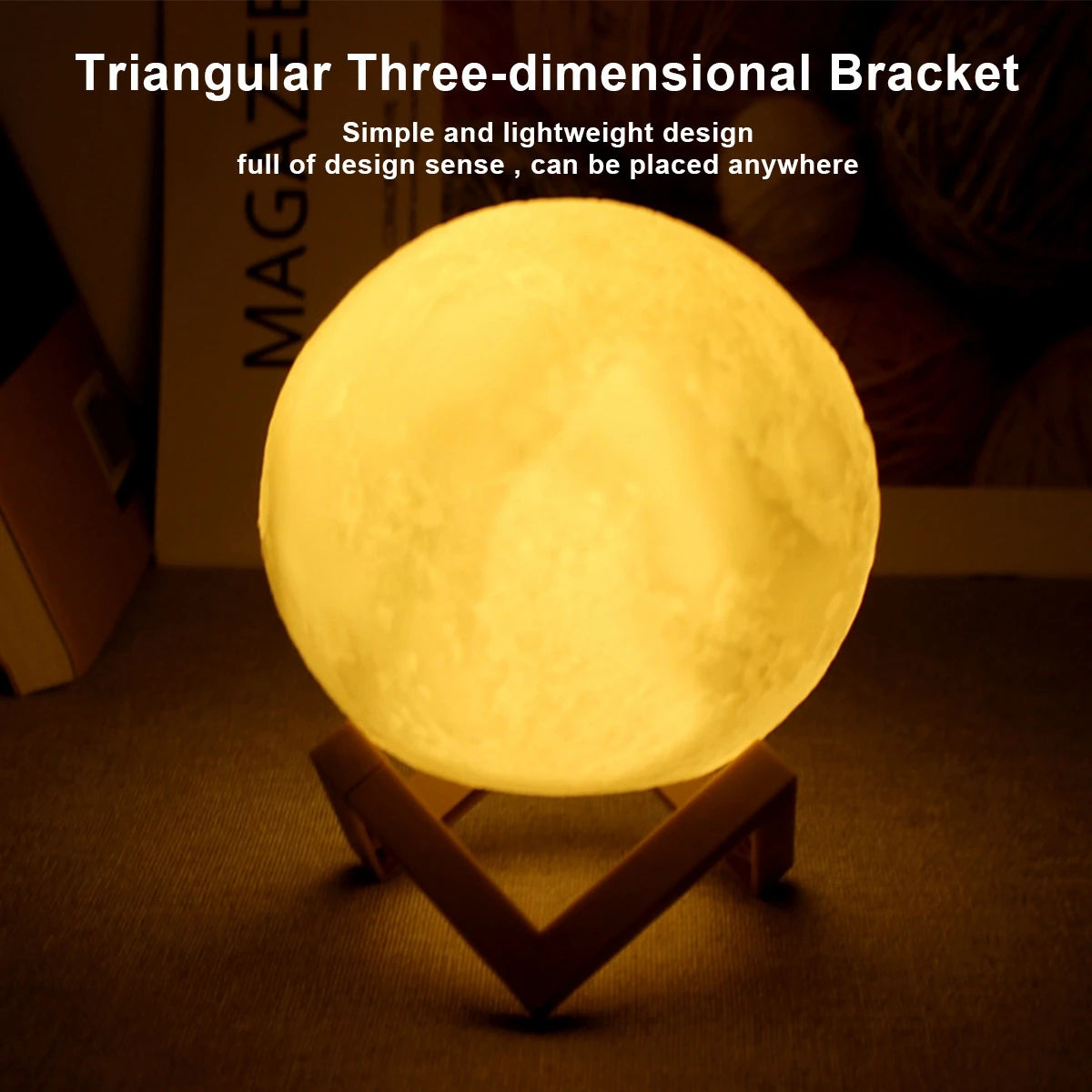 Lamp Moon - Modern Home Decor Accent