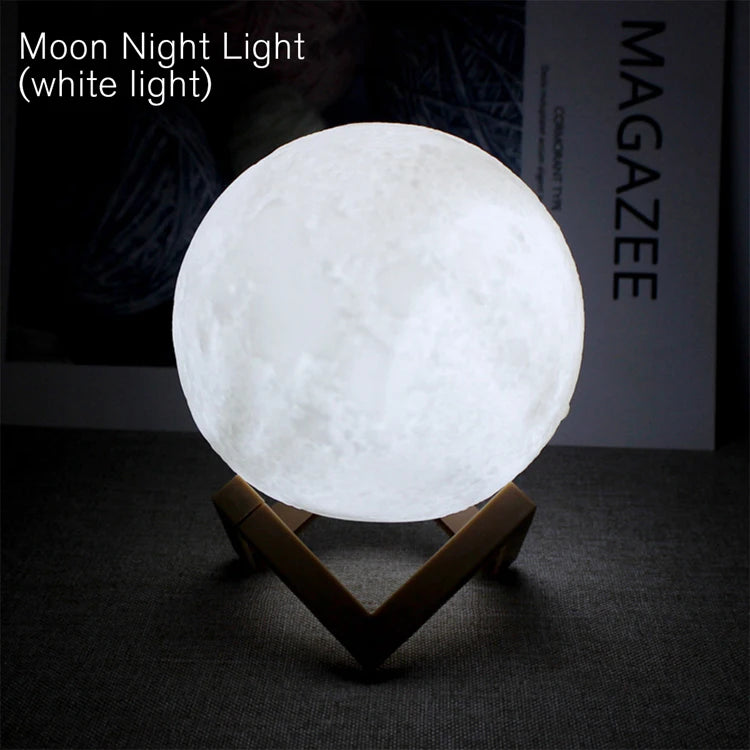 Lámpara Luna - Acento Decorativo Moderno para el Hogar