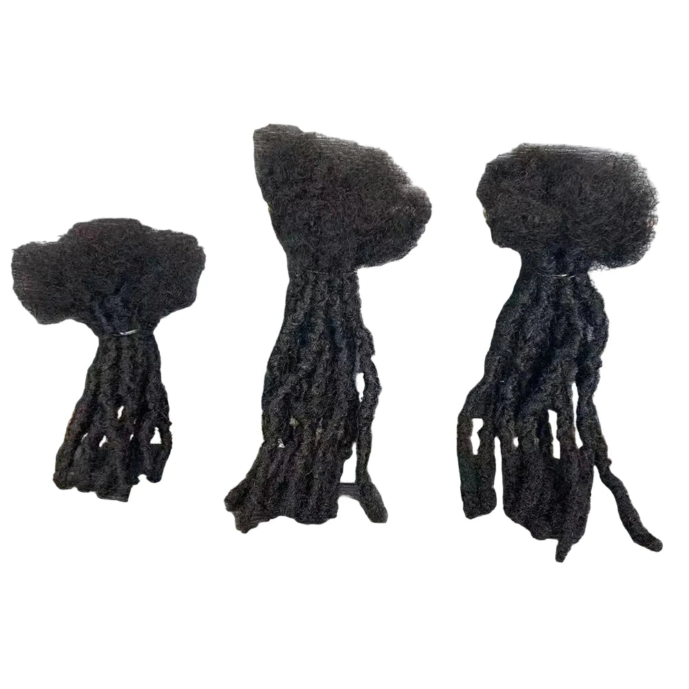 LuckeLadybug LLC human hair dreadlock extensions in various lengths for stylish hair transformations