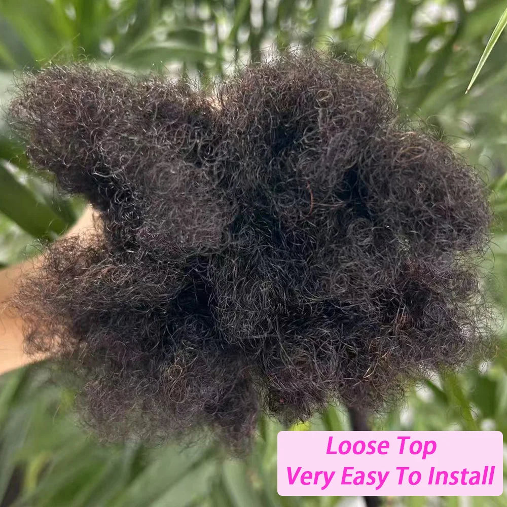 LuckeLadybug human hair dreadlock extensions with a loose top for easy installation