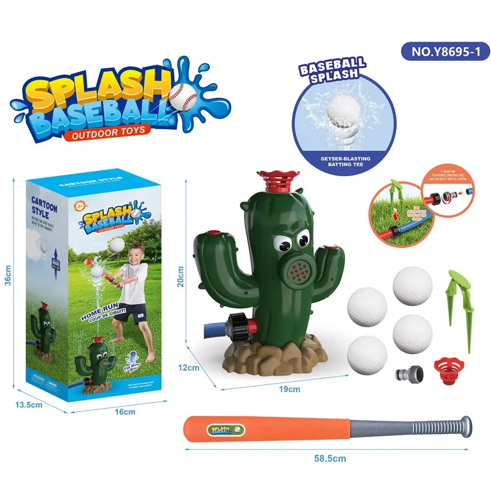 LuckeLadybug Sprinkler Toy in Fire Hydrant Fire Design for Outdoor Fun and Splash Play
