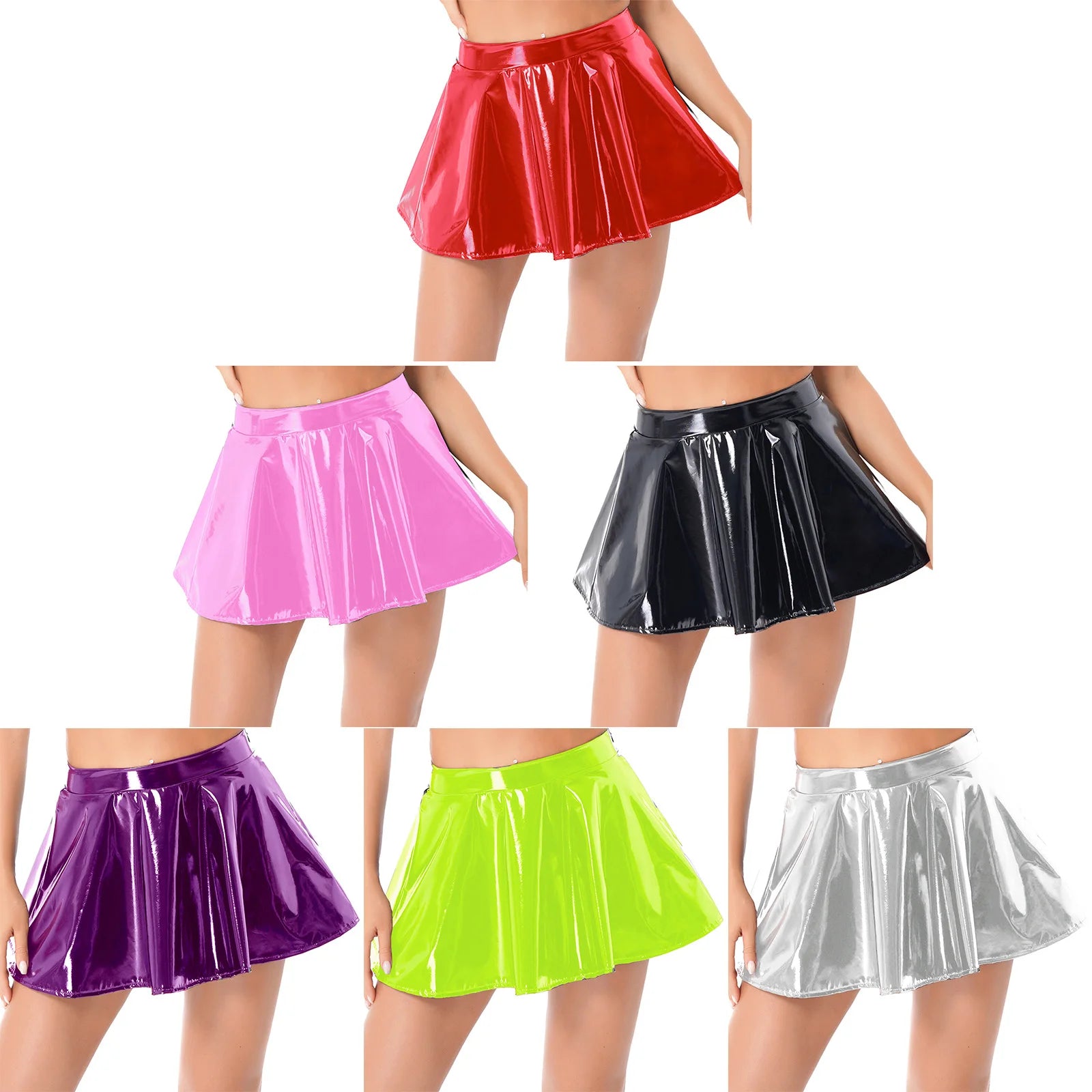 Clubwear Dress - Trendy Black Skater Skirt