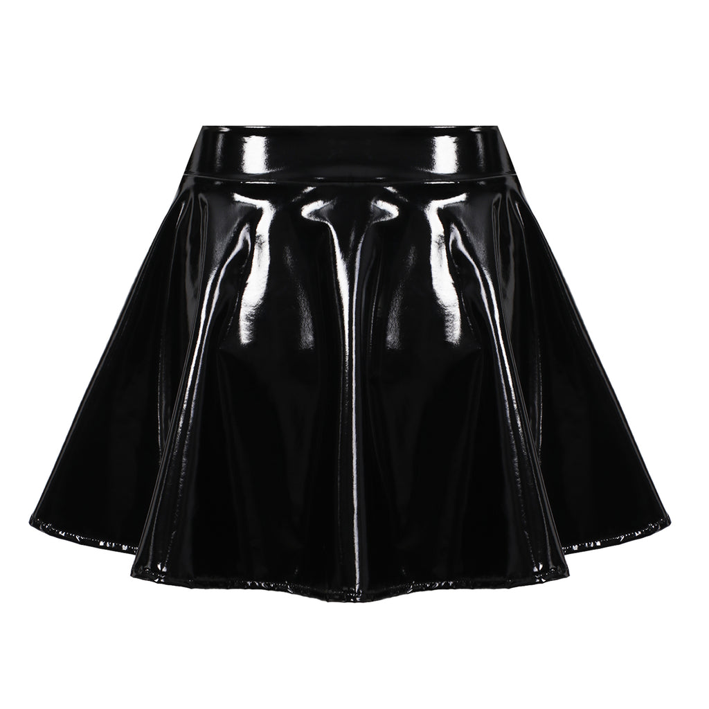 Clubwear Dress - Trendy Black Skater Skirt