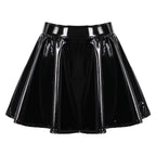 Clubwear Dress - Trendy Black Skater Skirt