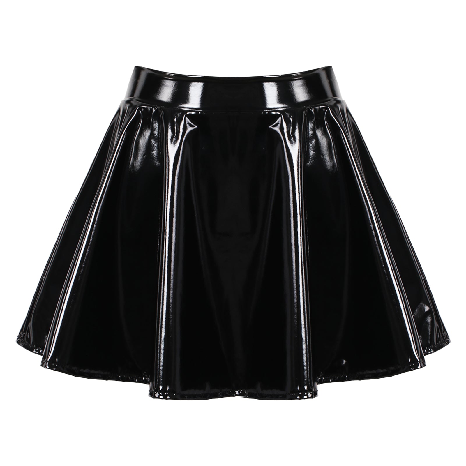 Clubwear Dress - Trendy Black Skater Skirt