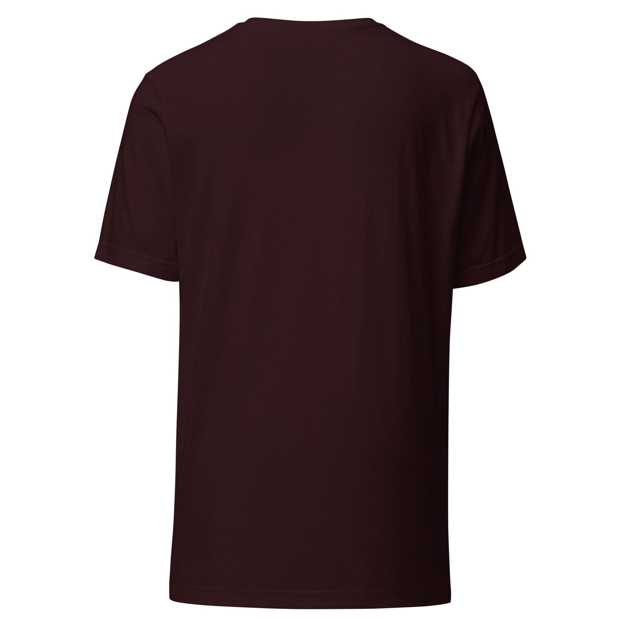 Back view of Kenya Wildlife Graphic Black T-Shirt by LuckeLadybug in solid black color
