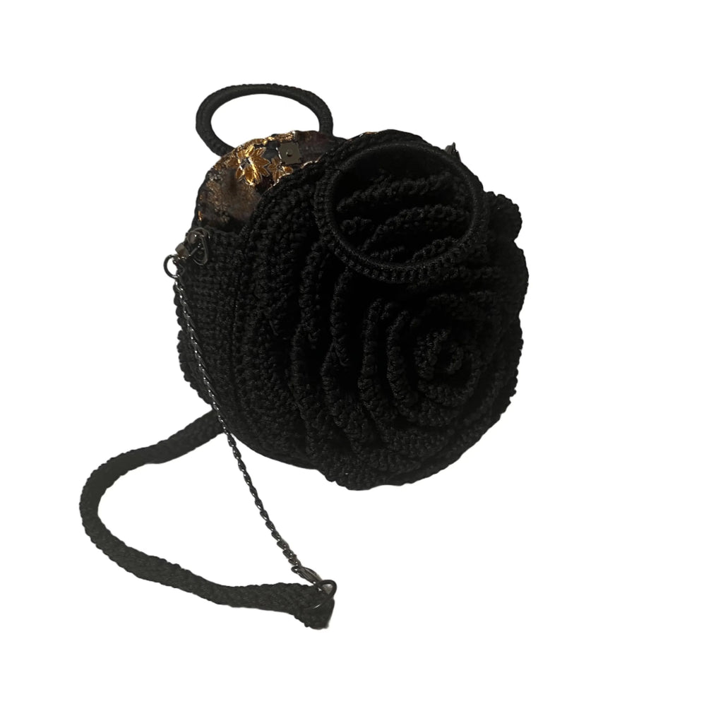 Kenyan Bloom Handcrafted Rose Flower Bag