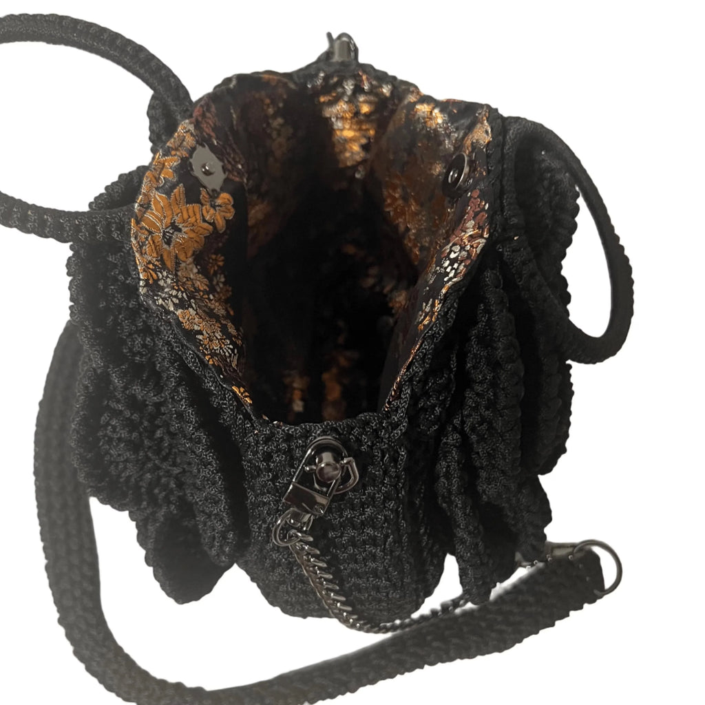 Kenyan Bloom Handcrafted Rose Flower Bag