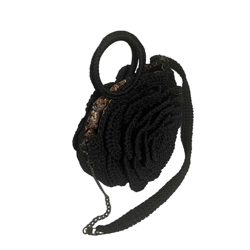 Kenyan Bloom Handcrafted Rose Flower Bag