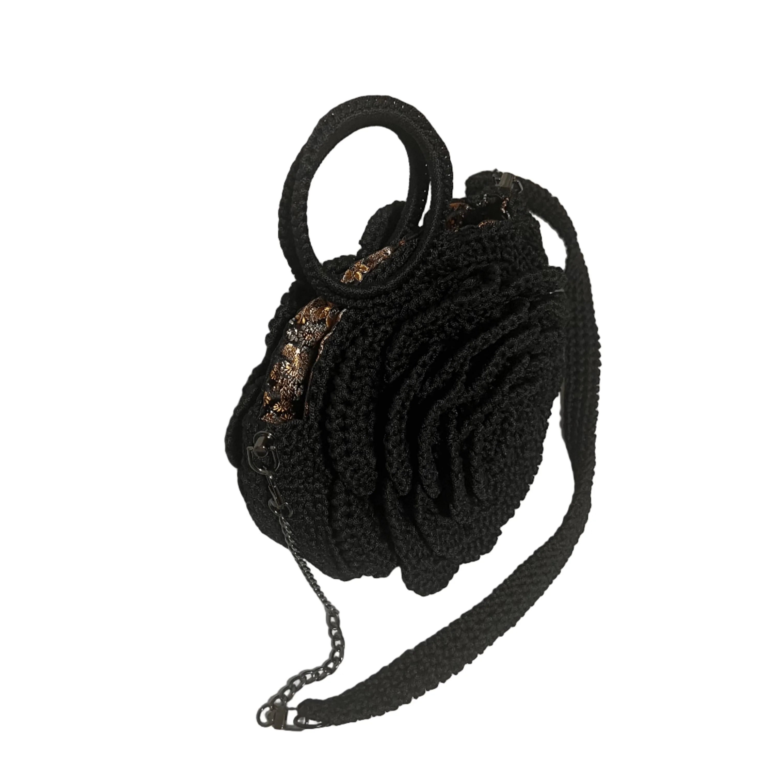 Kenyan Bloom Handcrafted Rose Flower Bag