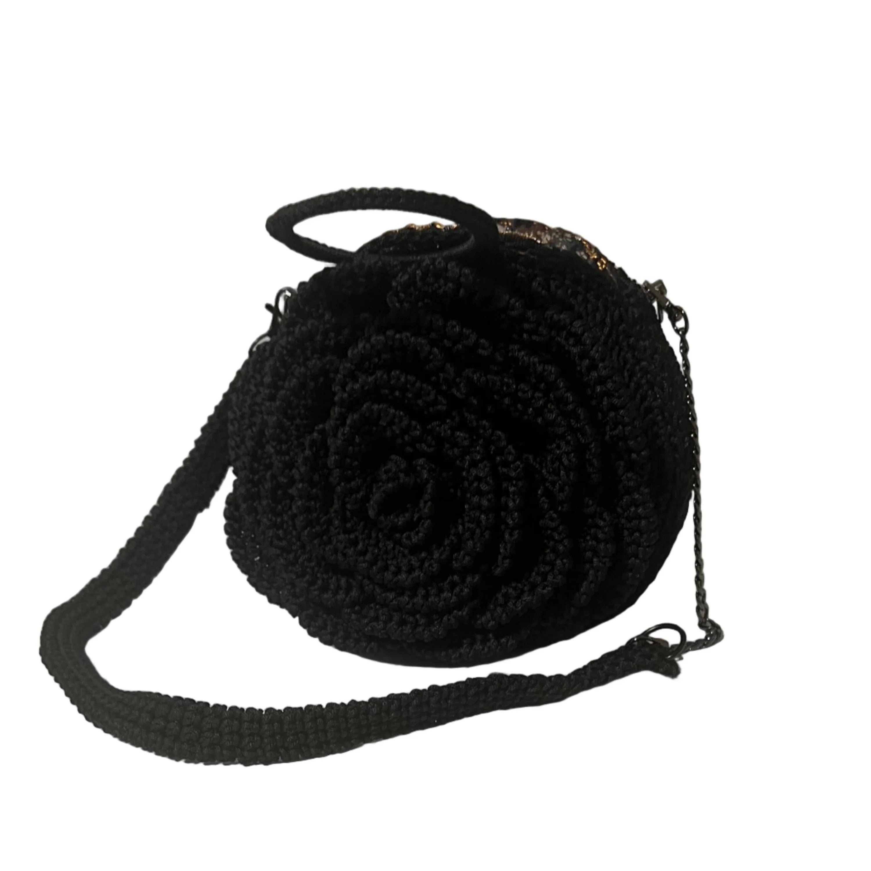 Kenyan Bloom Handcrafted Rose Flower Bag