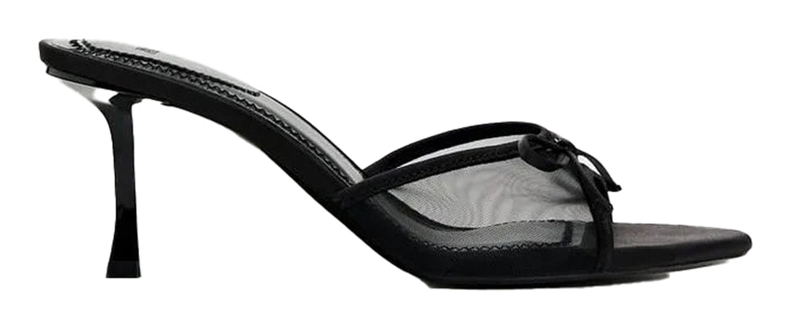 LuckeLadybug LLC lace mesh heel sandals for women with elegant design and stylish pointed toe