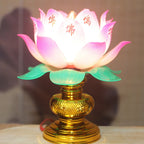Lotus Lamp - Shines with Blessings Divine