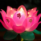 Lotus Lamp - Shines with Blessings Divine