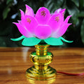 Lotus Lamp - Shines with Blessings Divine