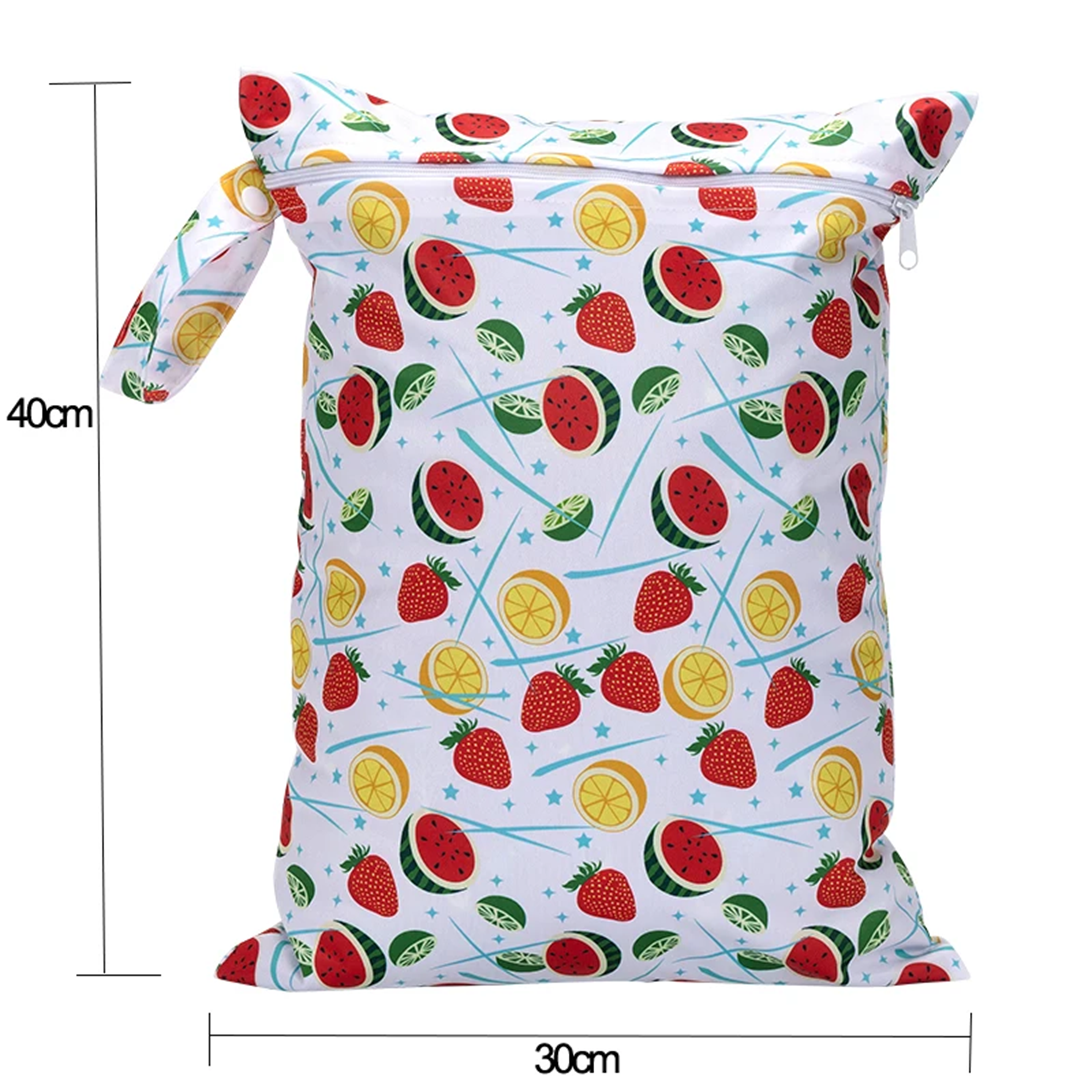 LuckeLadybug Baby Bath Kit including laundry care symbols print bag for easy organization