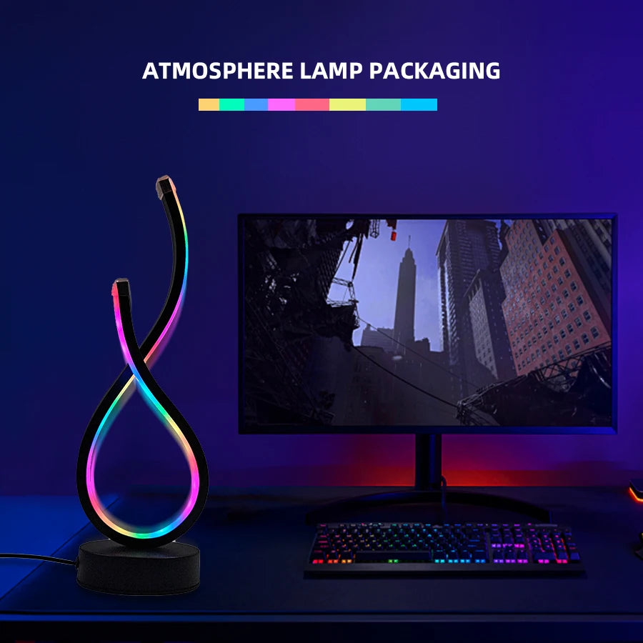 LED Desk Lamp with Colorful Design