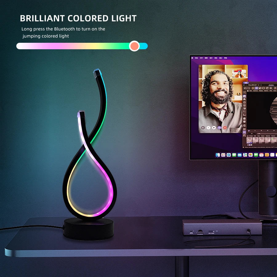 LED Desk Lamp with Colorful Design