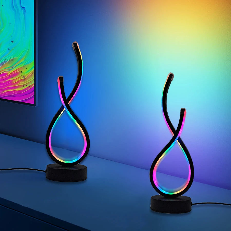 LED Desk Lamp with Colorful Design