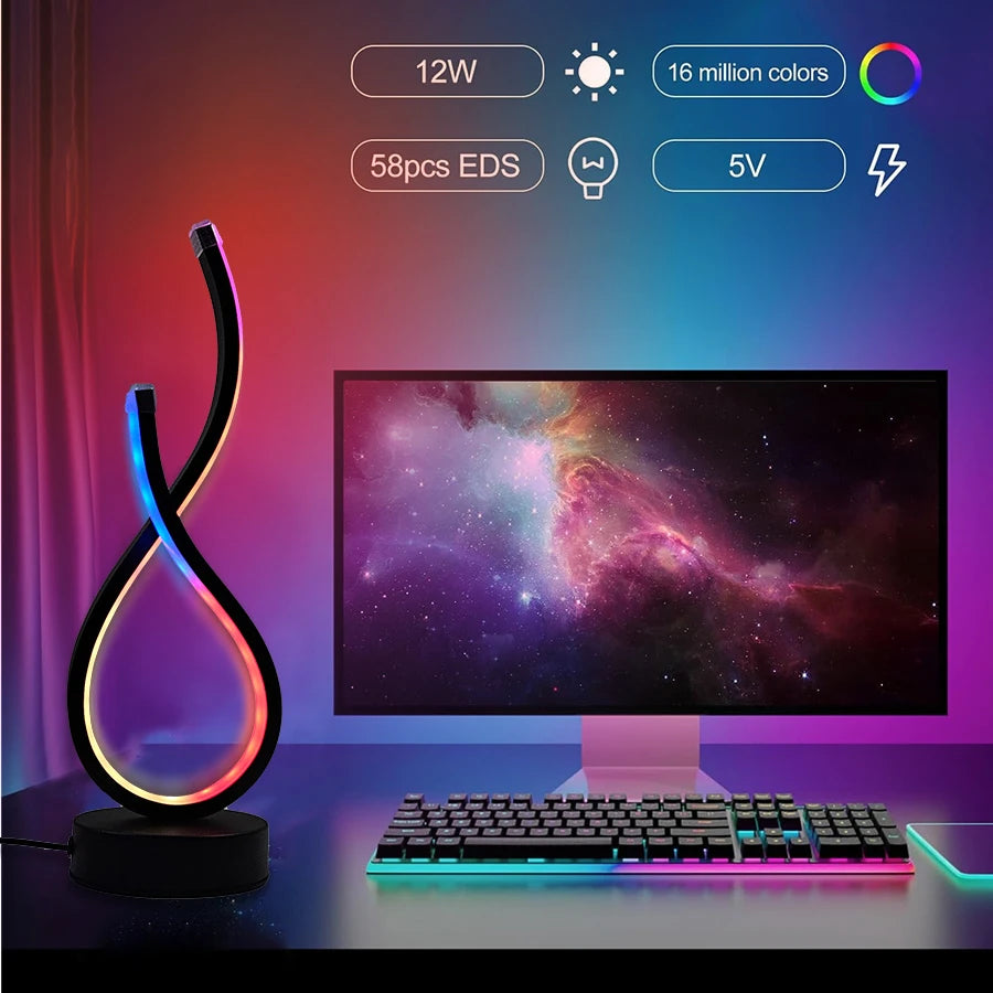 LED Desk Lamp with Colorful Design