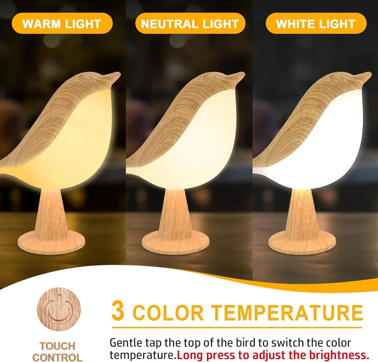 LED Lamp LED Lights - Stylish Bird Design