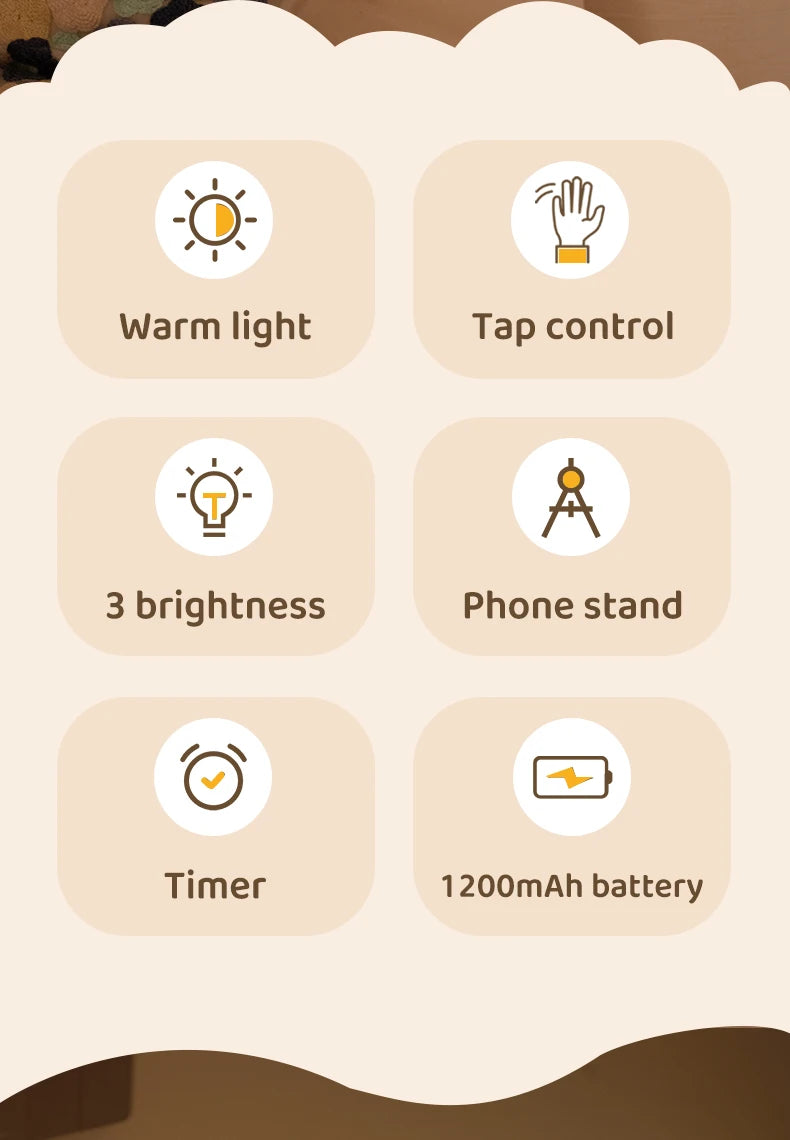 LED Light Night Light for Kids' Rooms