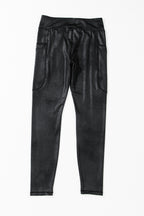 LuckeLAdybug LLC leggings high waist in black with two side pockets for comfort and style