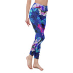 LuckeLadybug Floral Pattern Leggings High Waist for Comfort and Style during Workouts