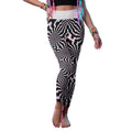 Fractal Graphic High Waist Leggings for Women