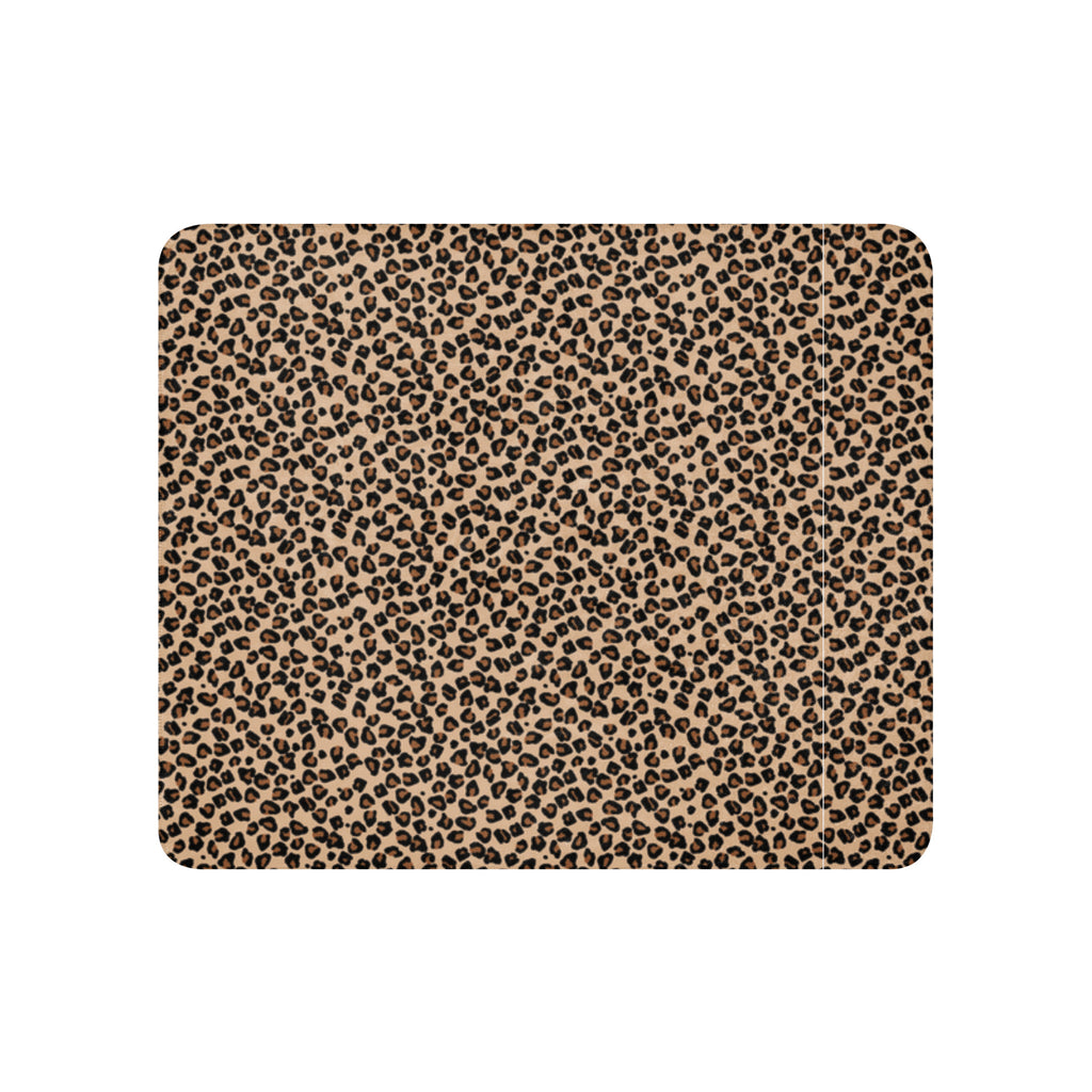 LuckeLadybug leopard print sherpa blanket with soft plush texture and warm cozy design