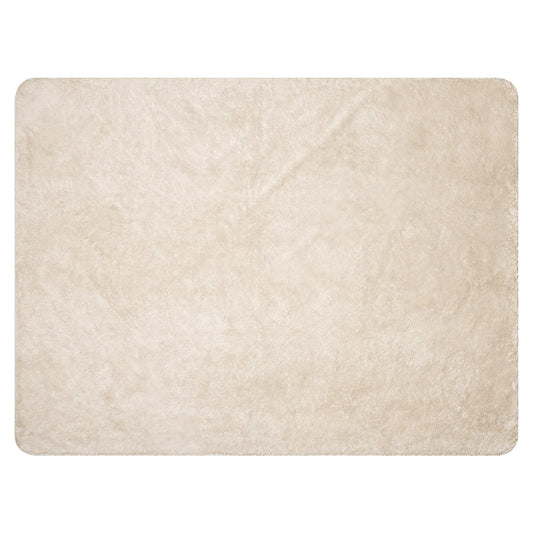 LuckeLadybug beige sherpa blanket with soft plush texture without leopard print sherpa blanket pattern