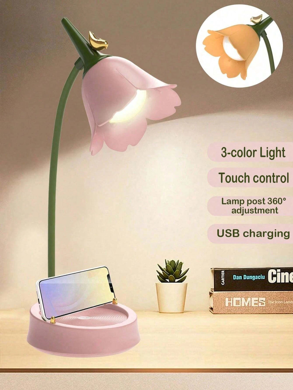 Light Friday Night Flower Table Lamp