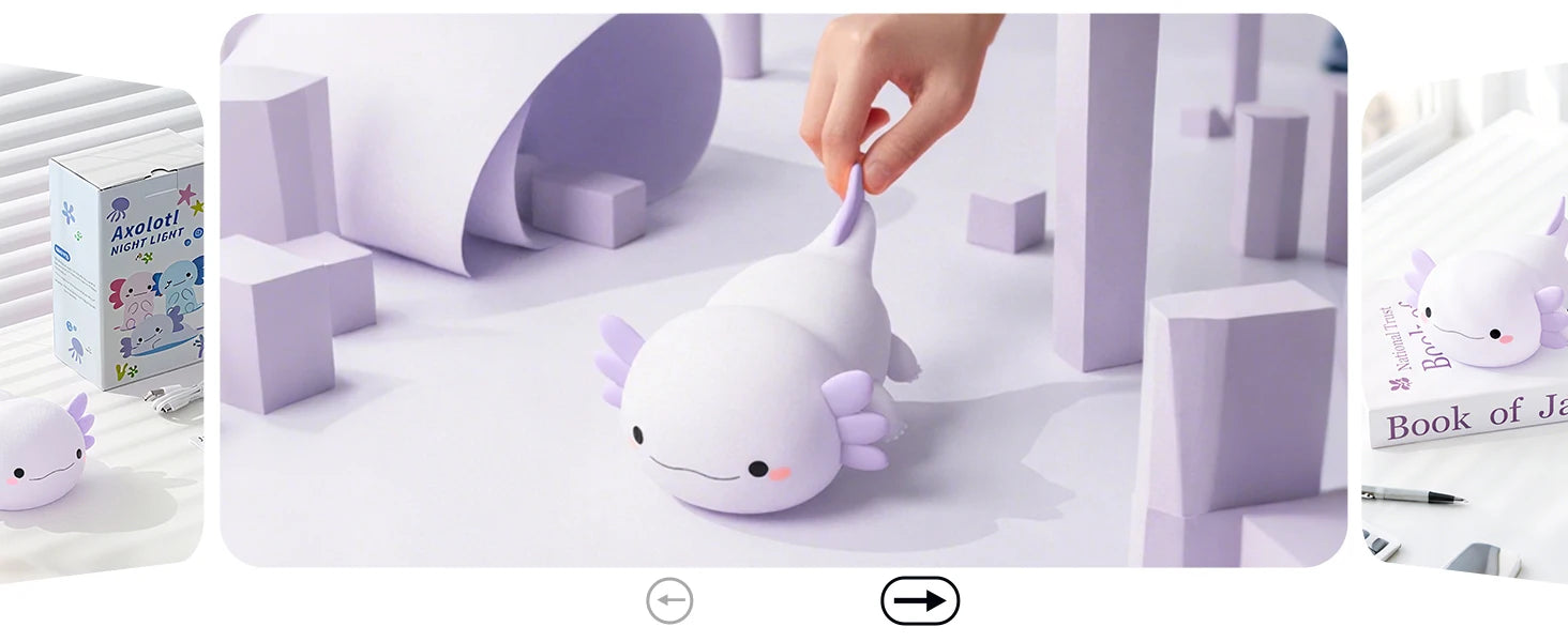 LLC Cute Axolotl Light for Friday Night