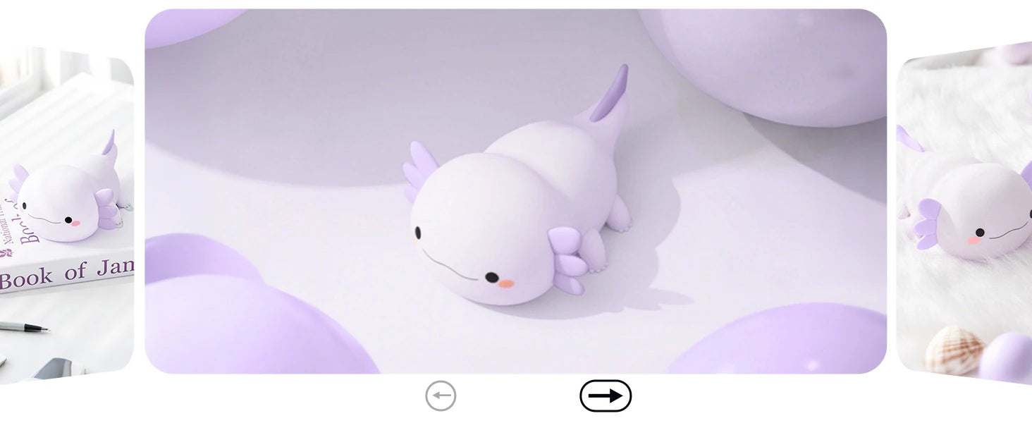 LLC Cute Axolotl Light for Friday Night