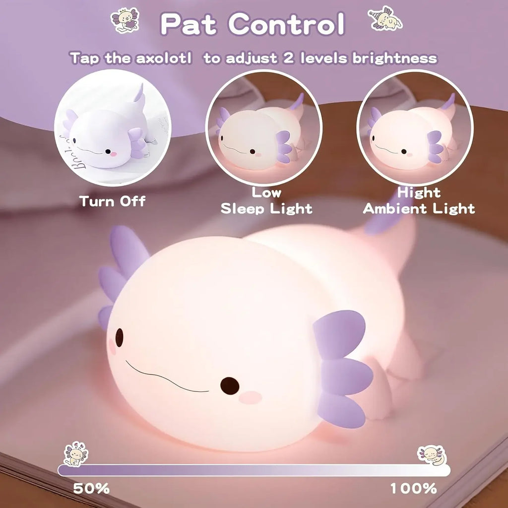 LLC Cute Axolotl Light for Friday Night